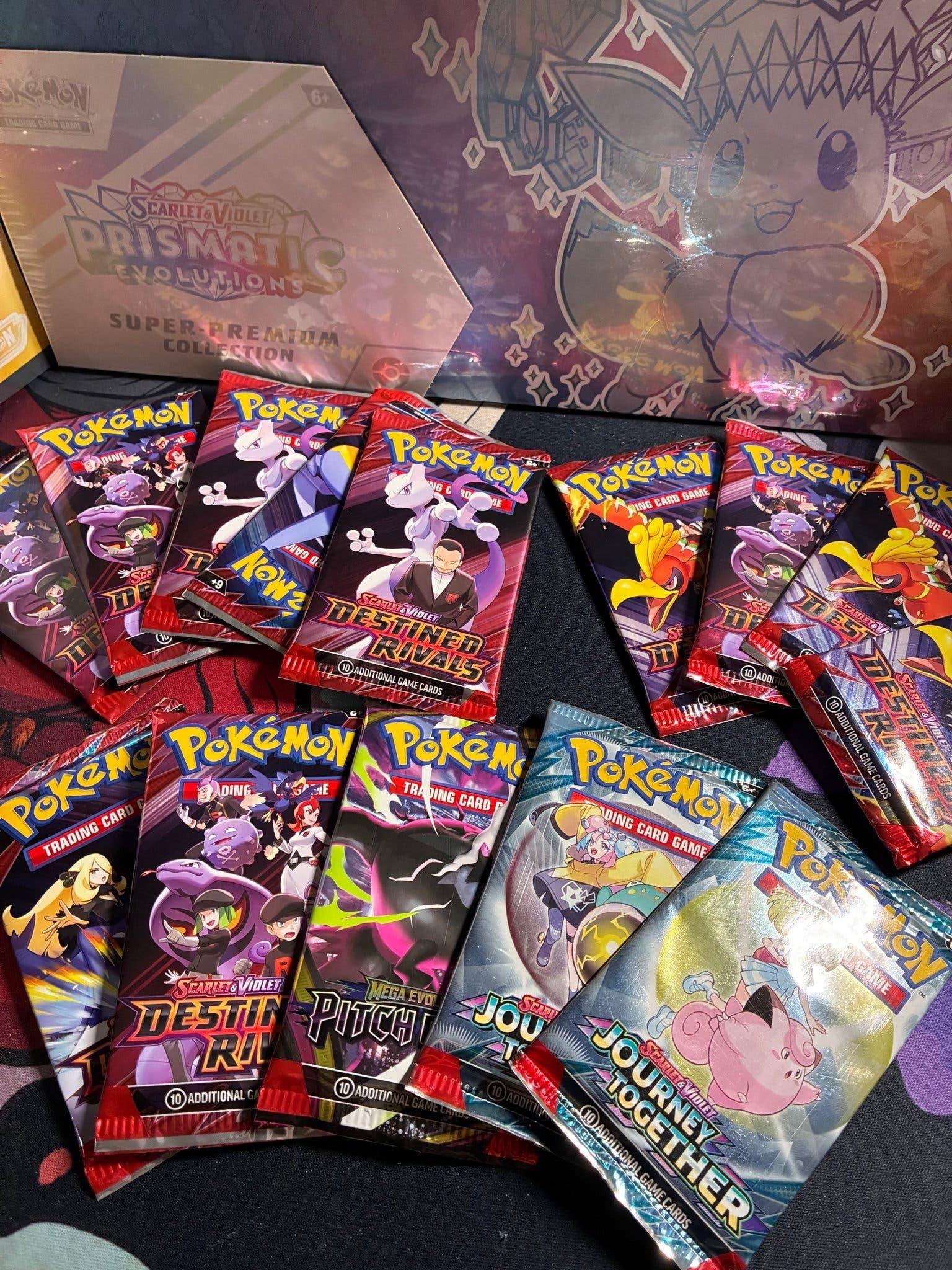 14x Pokémon Booster Packs – Nya & Oöppnade